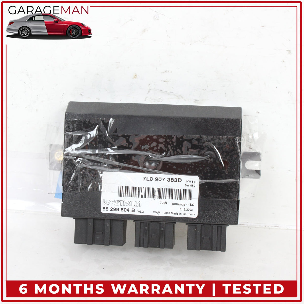 2003-2010 Porsche Cayenne 955 957 Trailer Towing Control Module 7L0907383D OEM