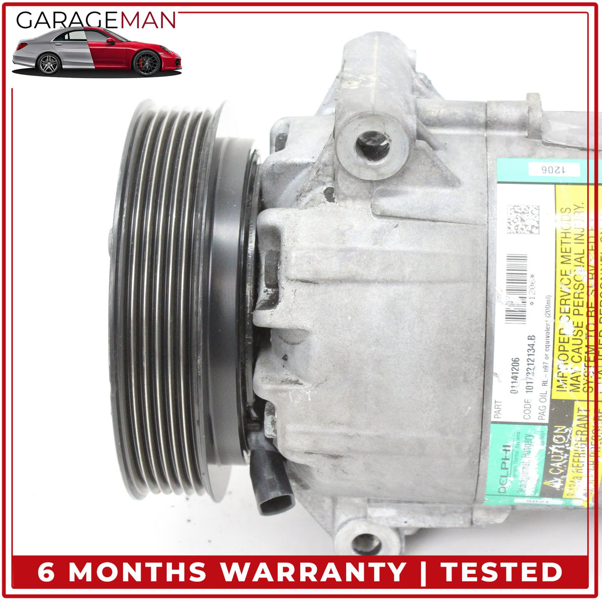 2004-2019 Maserati GranTurismo M145 AC A/C Air Conditioning Compressor OEM