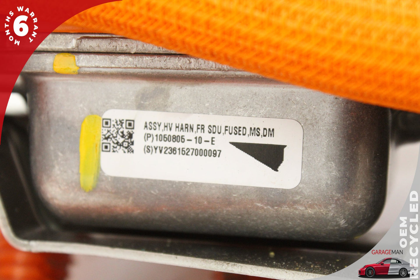 2012-2015 Tesla Model S 85D AWD EV High Voltage Front Fused Small Drive Wiring Harness 105080510E OEM