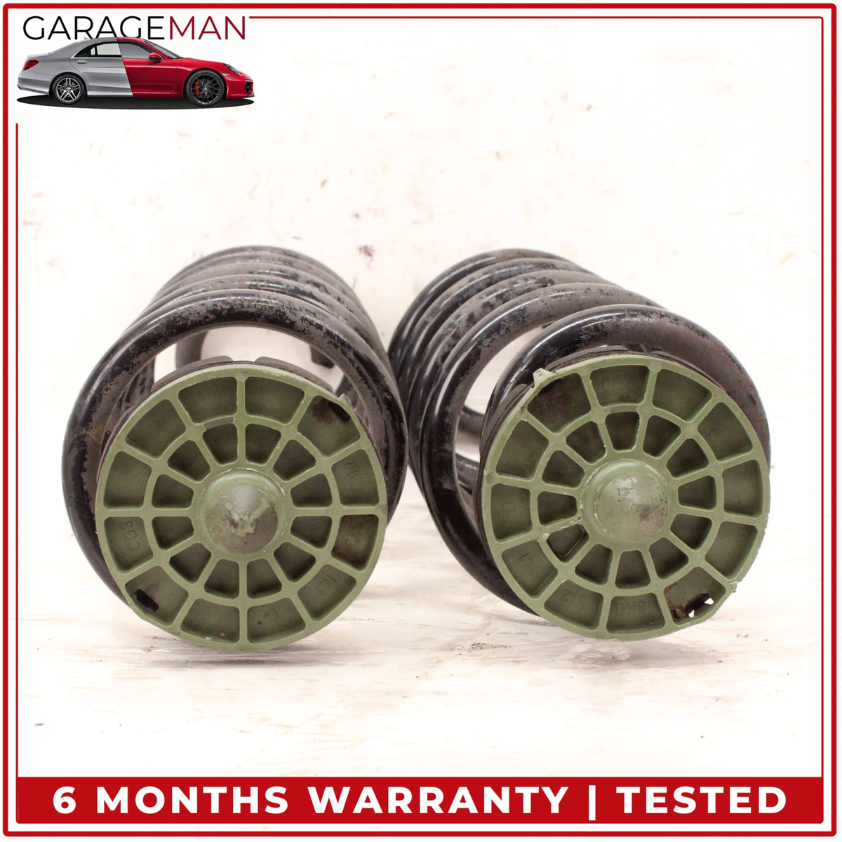 2012-2018 Audi A7 A6 Rear Left and Right Side Coil Spring Set 8K0511115 OEM