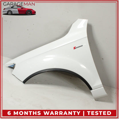 2007-2015 Audi Q7 Front Left Driver Side Fender Panel Glacier White Metallic OEM