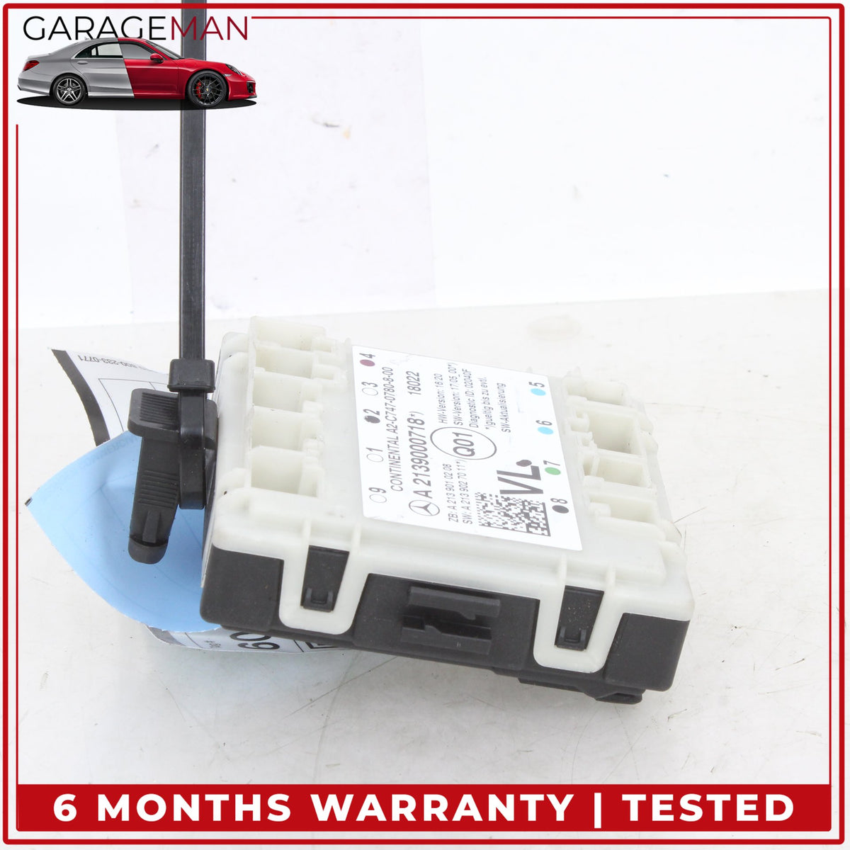 2017-2020 Mercedes W213 E300 Front Left Door Control Module Unit 2139000718 OEM
