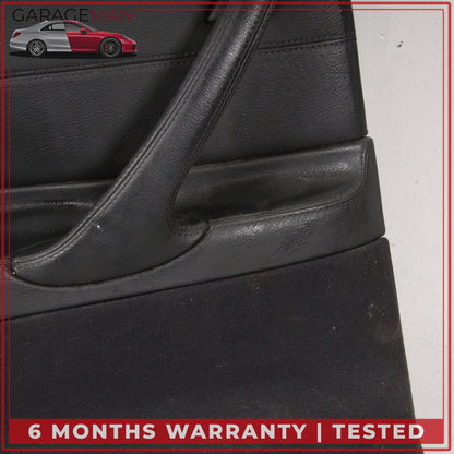 2000-2006 Mercedes W215 CL500 Rear Left Side Door Trim Panel Leather Black OEM