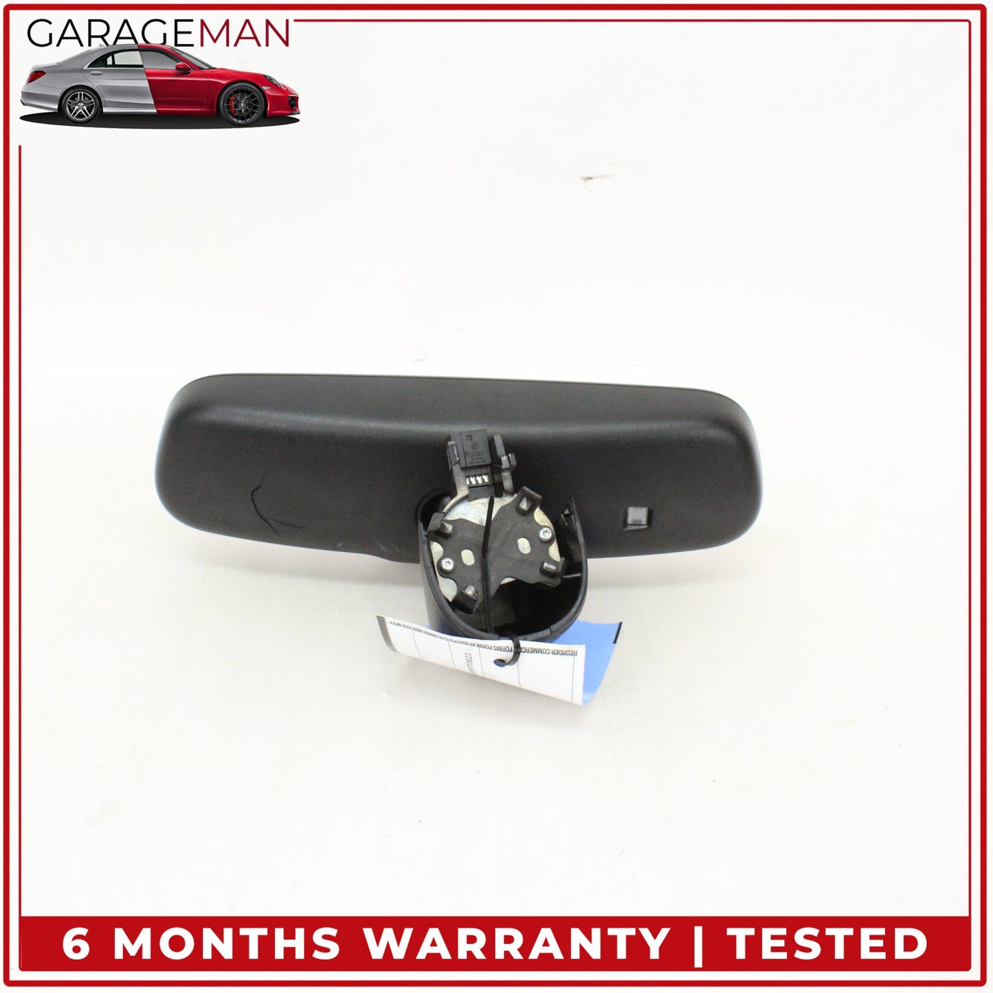 2012-2018 Audi A6 Front Upper Windshield Rear View Mirror Black 8T0857511 OEM