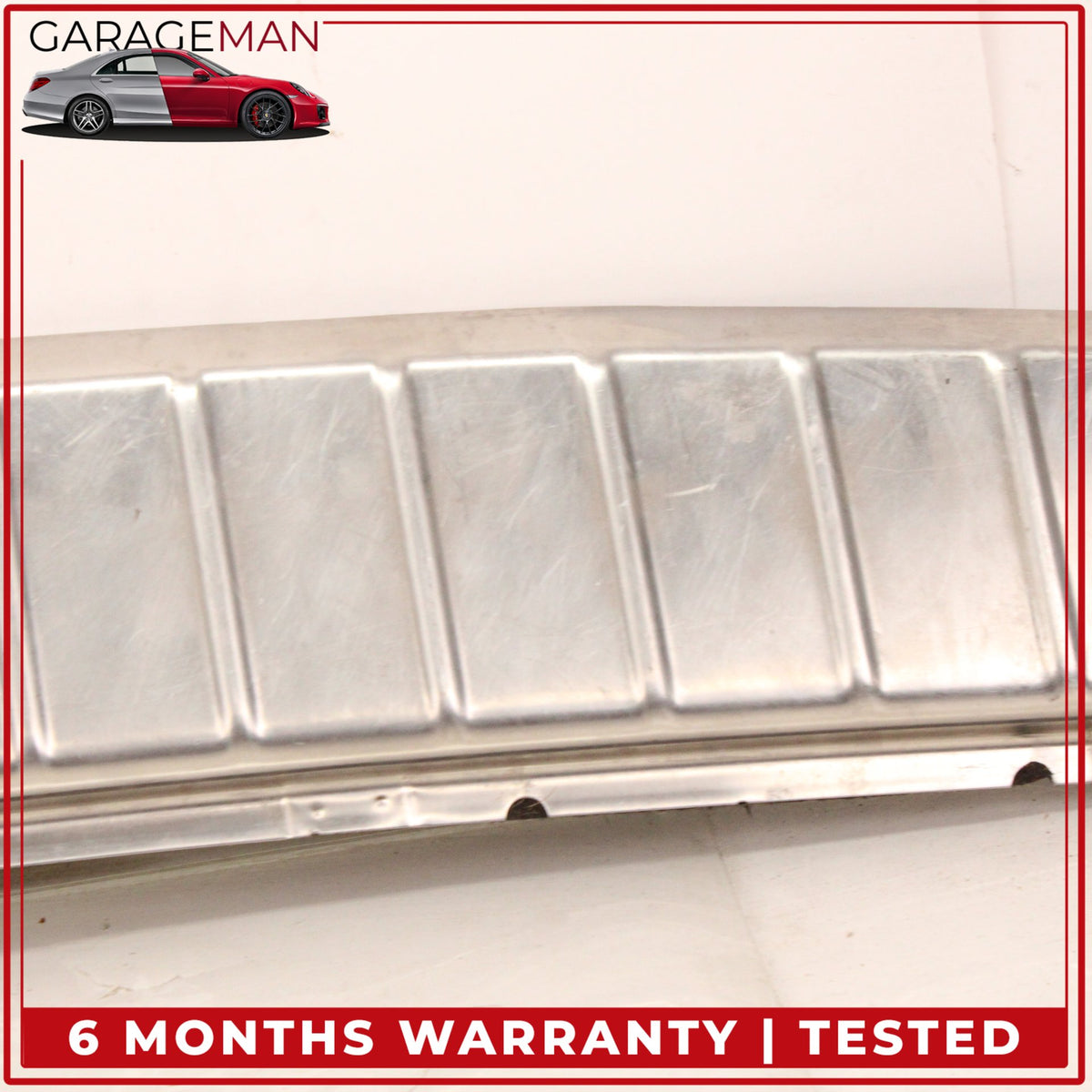 2003-2010 Porsche Cayenne 955 957 Rear Trunk Cargo Sill Scuff Plate Chrome OEM