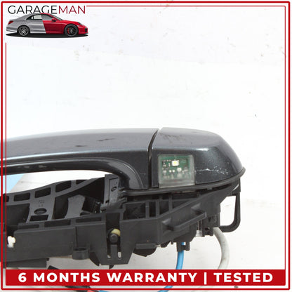 2014-2020 BMW 430i Gran Coupe Rear Left Side Exterior Door Handle Gray OEM