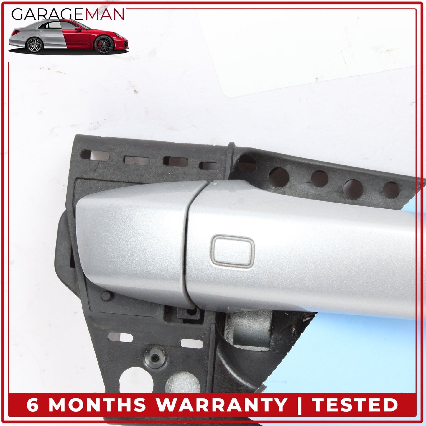 2017-2024 Audi Q7 Right Passenger Side Exterior Door Handle Silver Metallic OEM