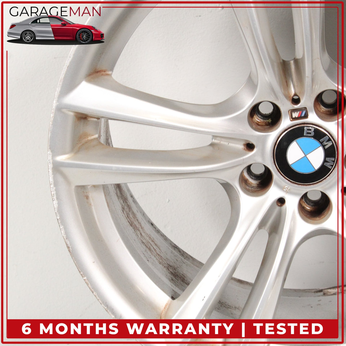 2009-2017 BMW 550i 535i 740i 750i Rear Wheel Rim 10JX20EH2 IS41 7841824 OEM