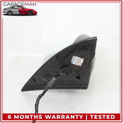 2010-2015 Audi Q7 Left Side Door Heated Rear View Mirror w/ Blind Spot White OEM