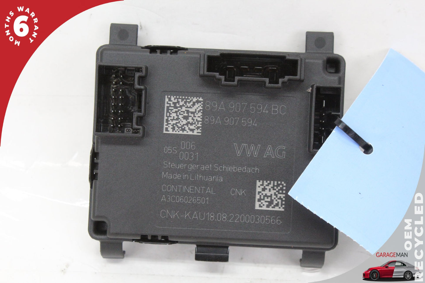 2022-2025 Audi Q4 E-Tron Panoramic Sunroof Control Module Unit 89A907594BC OEM