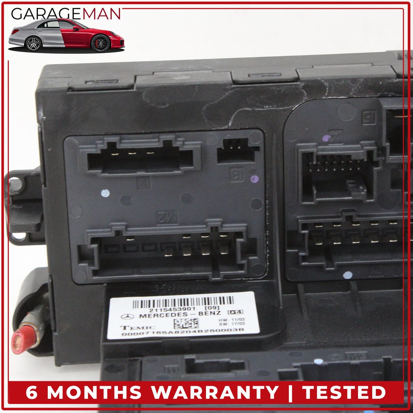 2003-2011 Mercedes-Benz E350 W211 Sedan Front SAM Module Relay Fuse Box 2115453901 OEM