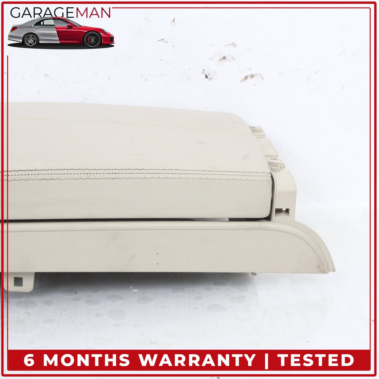 2014-2017 Mercedes C207 E400 Coupe Front Center Armrest Lid Cover Beige OEM