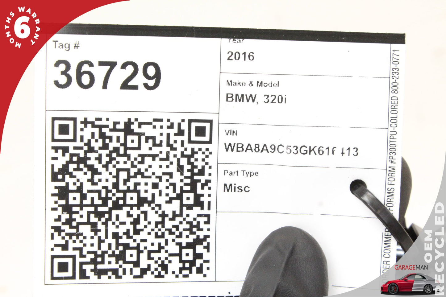 2012-2020 BMW 320i 328i F30 Engine Start Stop Switch w/ Key Fob 9250734 OEM