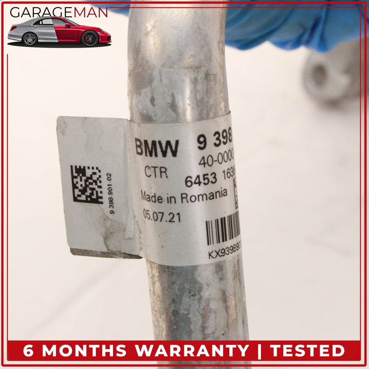 2019-2026 BMW Z4 G29 AC A/C Air Conditioning Pipe Hose Line (Set of 2) OEM