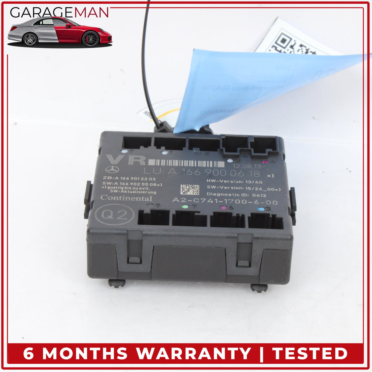 2012-2020 Mercedes X156 GLA250 Front Right Door Control Module 1669000618 OEM