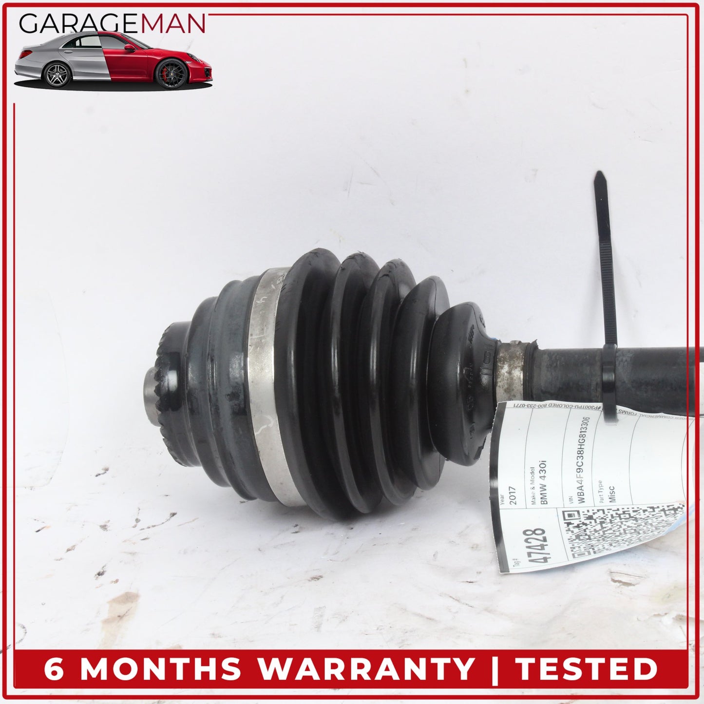 2013-2021 BMW 430i 440i 330i Front Left Side CV Axle Drive Shaft 7597693 OEM