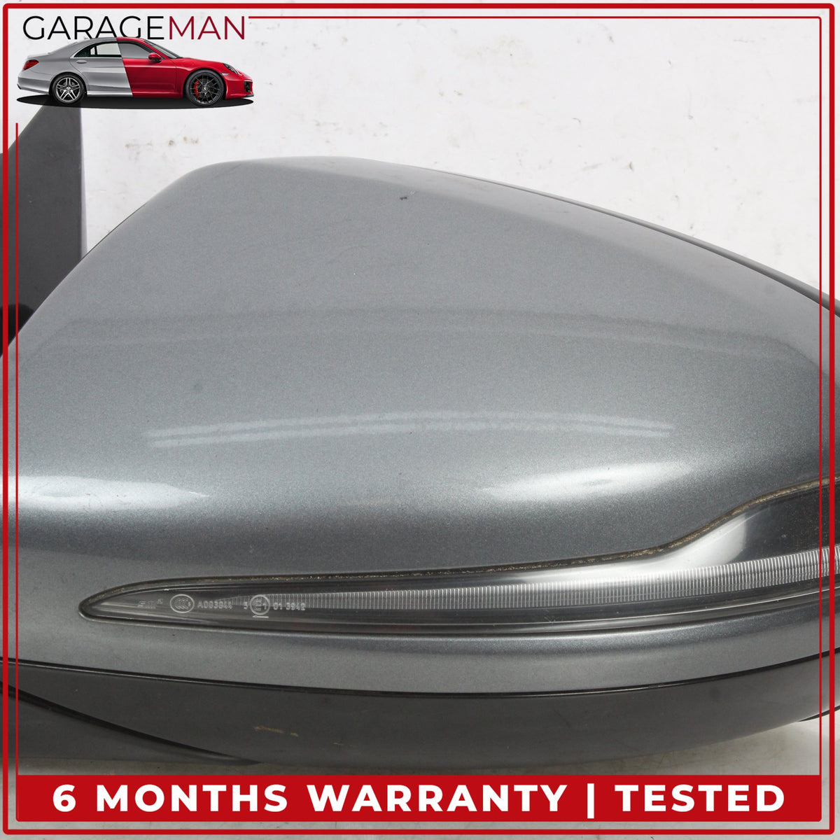 2017-2020 Mercedes W213 E300 Front Left Door Rear View Mirror w/ Blind Spot OEM