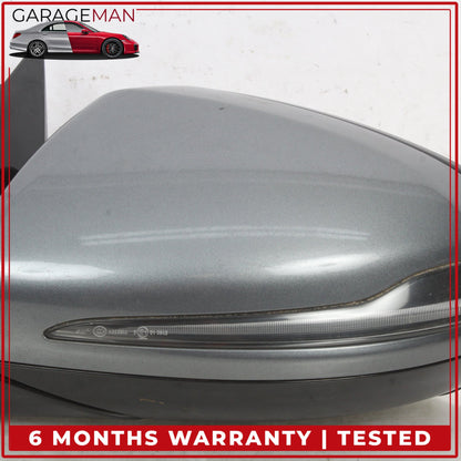 2017-2020 Mercedes W213 E300 Front Left Door Rear View Mirror w/ Blind Spot OEM