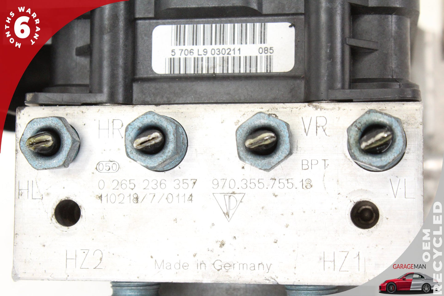 2010-2013 Porsche Panamera 970 ABS Anti Lock Brake Pump Module 97035575513 OEM