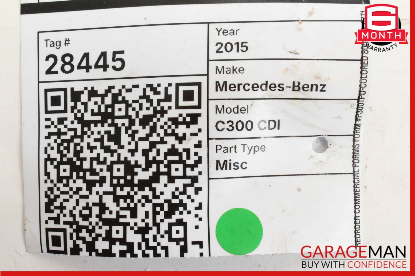2015-2020 Mercedes-Benz C300 A/C Condenser 0032306911 W205 C180 C200 C250 C350e