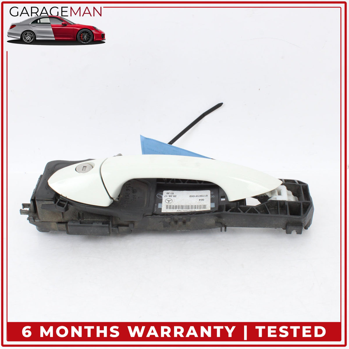 2015-2020 Mercedes X156 GLA250 Front Left Side Exterior Door Handle White OEM