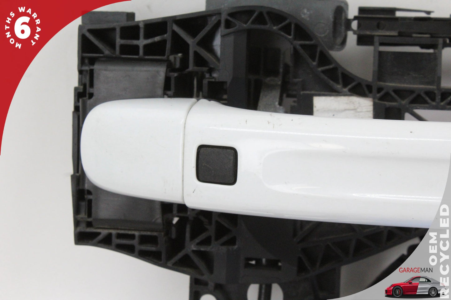 2007-2015 Audi Q7 Rear Right Side Exterior Door Handle White Keyless OEM