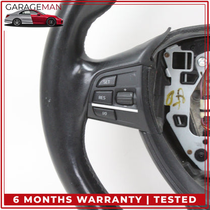 2010-2016 BMW 550i GT M-Sport Steering Wheel Black w/o Shifters 7842808 OEM