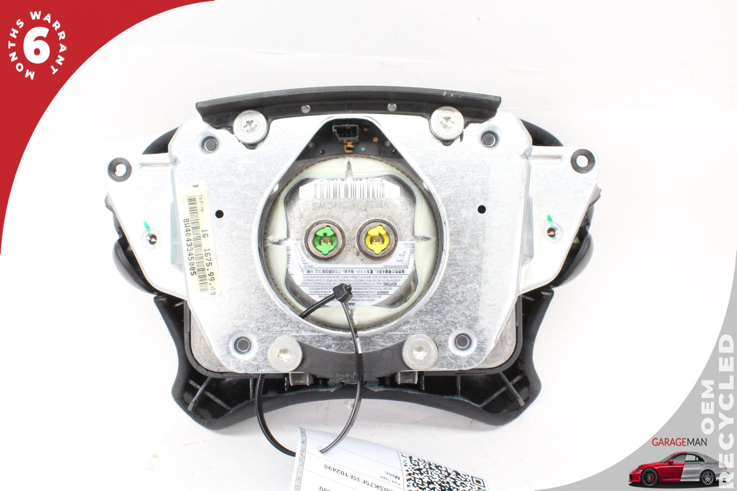 03-12 Mercedes-Benz SL500 R230 Convertible Steering Wheel Airbag Black2308600102