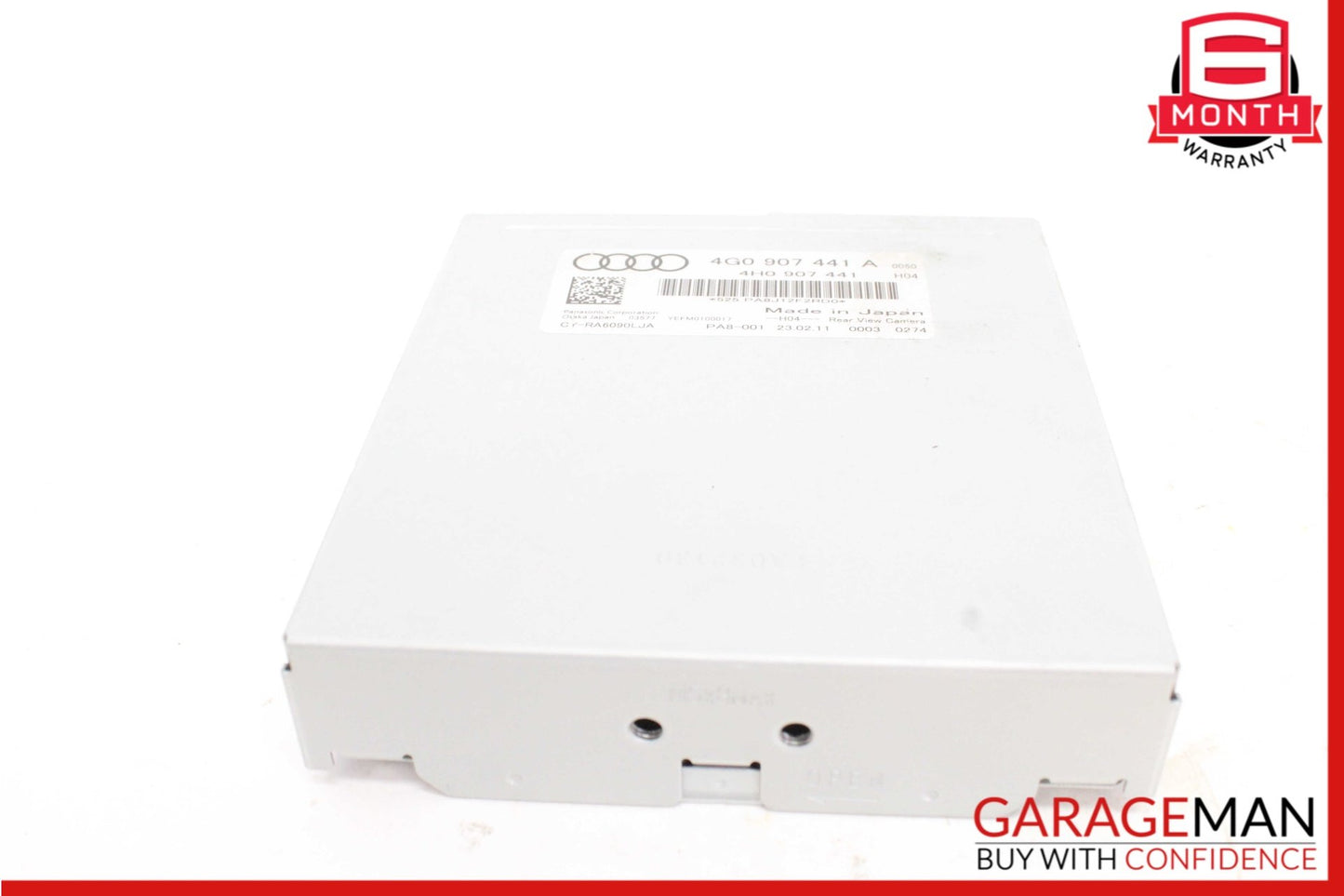 2012-2018 Audi A6 C7 Sedan Rear Trunk Camera Control Module 4G0907441A Genuine