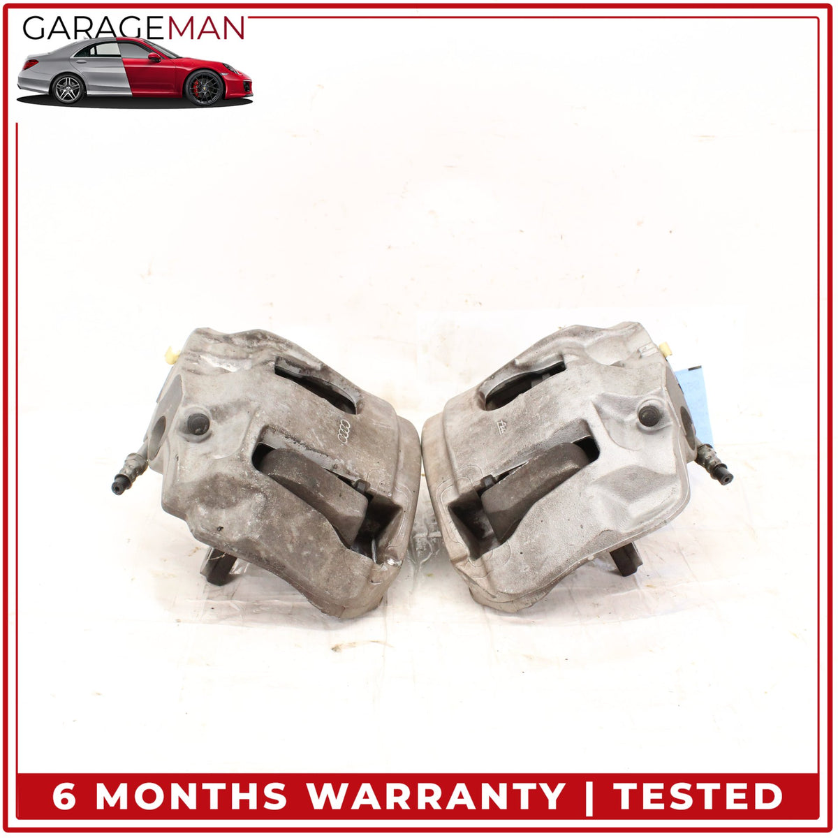 2012-2018 Audi A6 A7 Front Left and Right Side Brake Caliper Set 4G05BC OEM