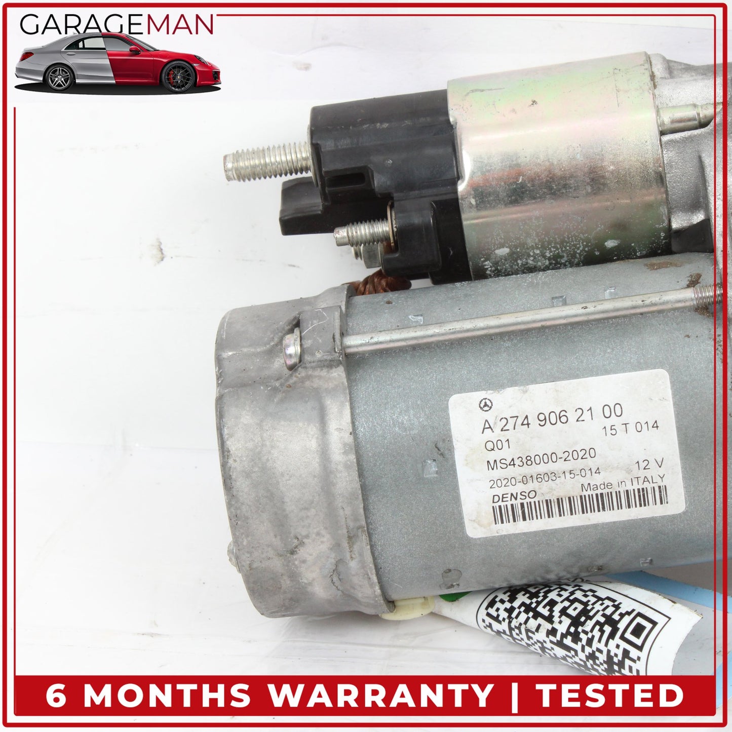 2015-2020 Mercedes W205 C300 M274 Engine Motor Starter 2749062100 OEM