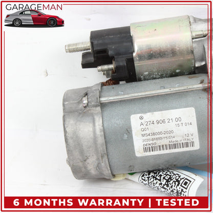 2015-2020 Mercedes W205 C300 M274 Engine Motor Starter 2749062100 OEM
