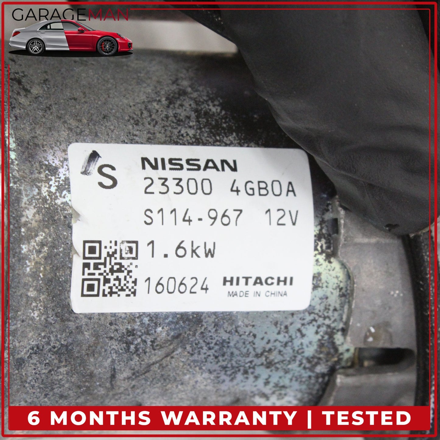 2014-2019 Infiniti Q50 Q60 3.0L 3.7L Engine Starter Motor 233004GB0A OEM