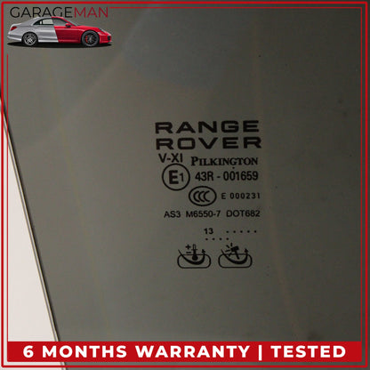 2013-2022 Land Rover Range Rover L405 Rear Right Window Glass CK5225712BB OEM