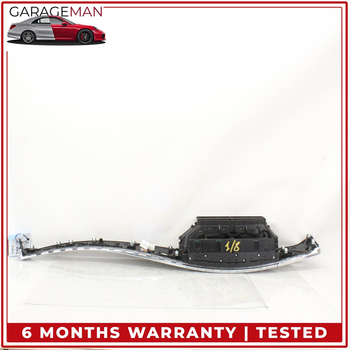 2014-2018 Mercedes W222 S550e Dash Trim w/ Air Vent & Climate Control Panel OEM
