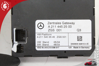 2003-2011 Mercedes W211 E500 Central Gateway Control Module Unit 2115403545 OEM