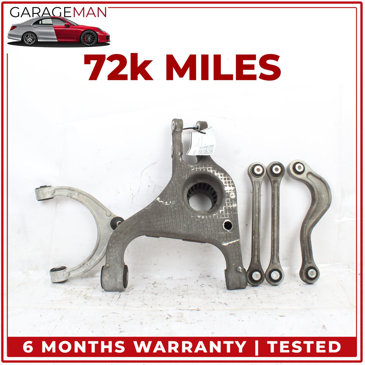 2010-2016 Porsche Panamera 970 Left Suspension Control Arm Set of 5 OEM