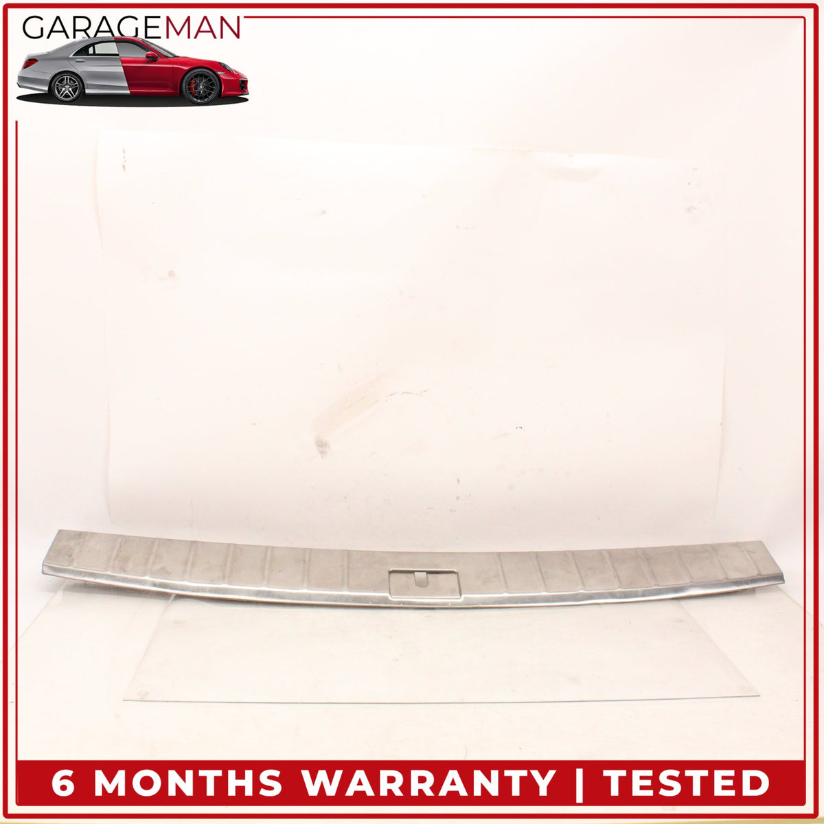 2003-2010 Porsche Cayenne 955 957 Rear Trunk Cargo Sill Scuff Plate Chrome OEM