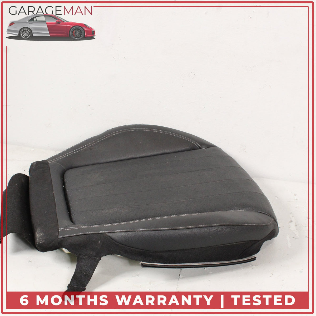 2017-2023 Mercedes W213 E300 Front Right Lower Bottom Seat Cushion Black OEM