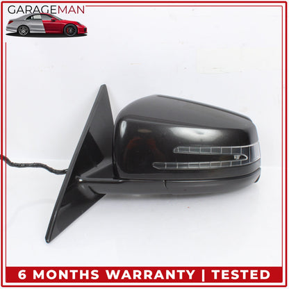 2007-2014 Mercedes-Benz CL550 W216 Coupe Front Left Door Rear View Mirror w/ Blind Spot 2168101776 OEM