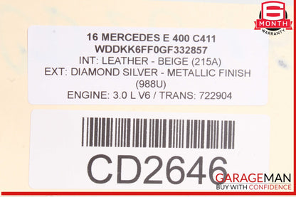 2014-2017 Mercedes E400 W207 Front Right Door Panel Trim 2077203870 OEM