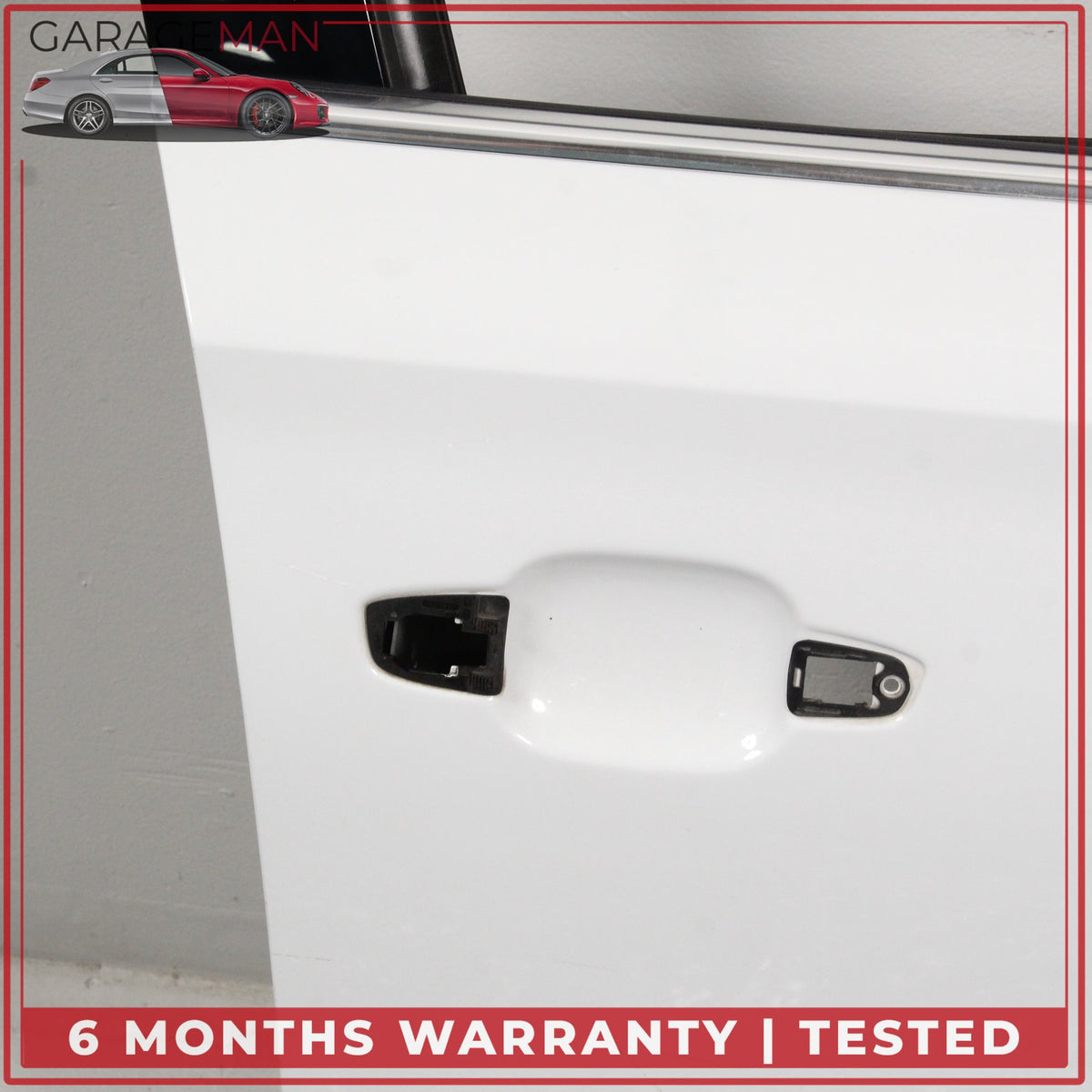 2011-2018 Audi A8 S8 Front Right Side Door Shell Glacier White Metallic OEM