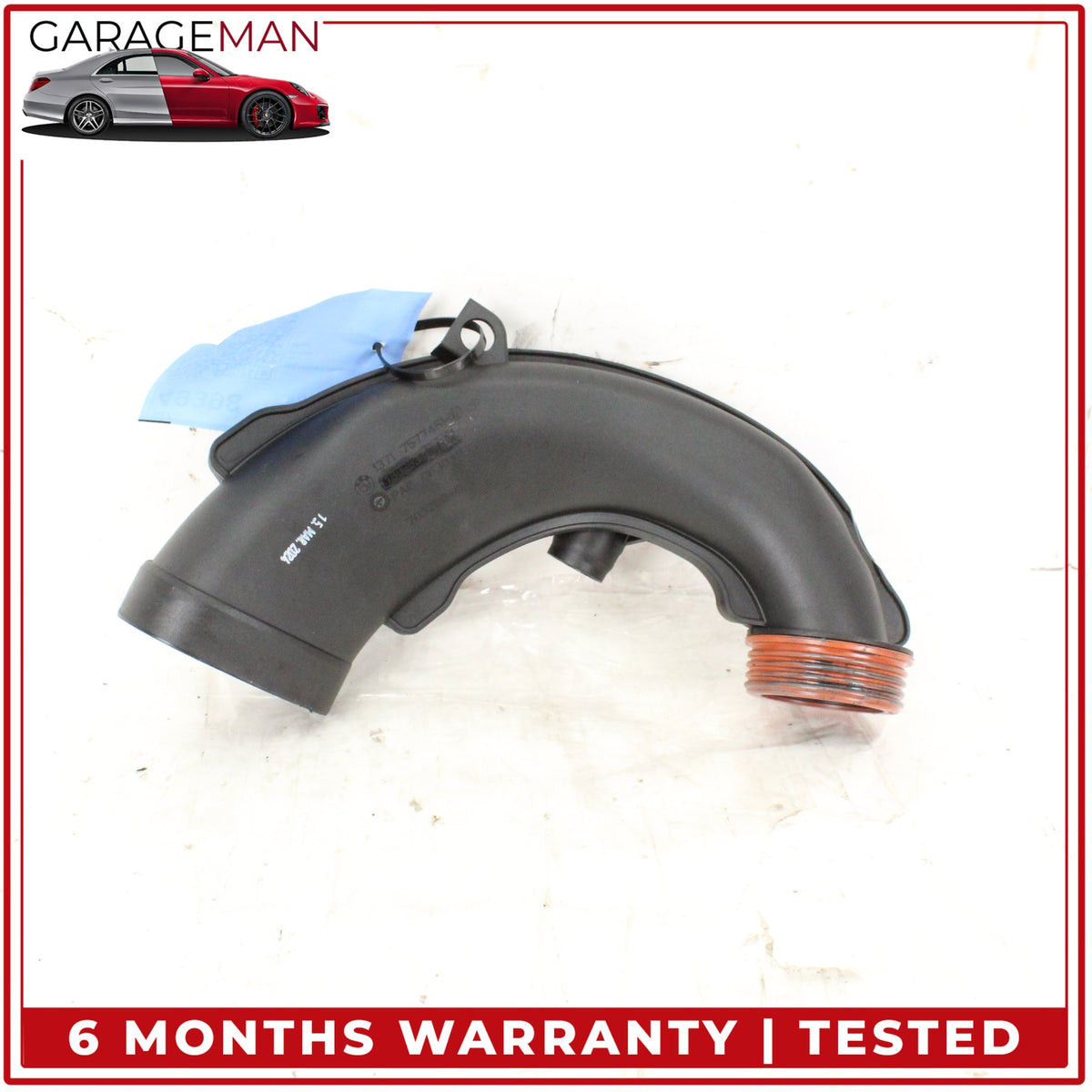 2013-2019 BMW 650i F06 Sedan Right Air Intake Duct Pipe 7577451 OEM