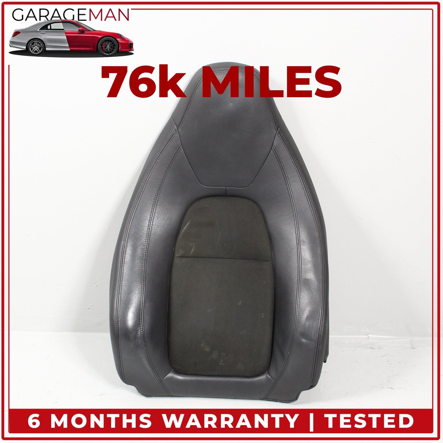 2014-2017 Jaguar F-Type X152 Coupe Front Right Upper Seat Cushion Black OEM
