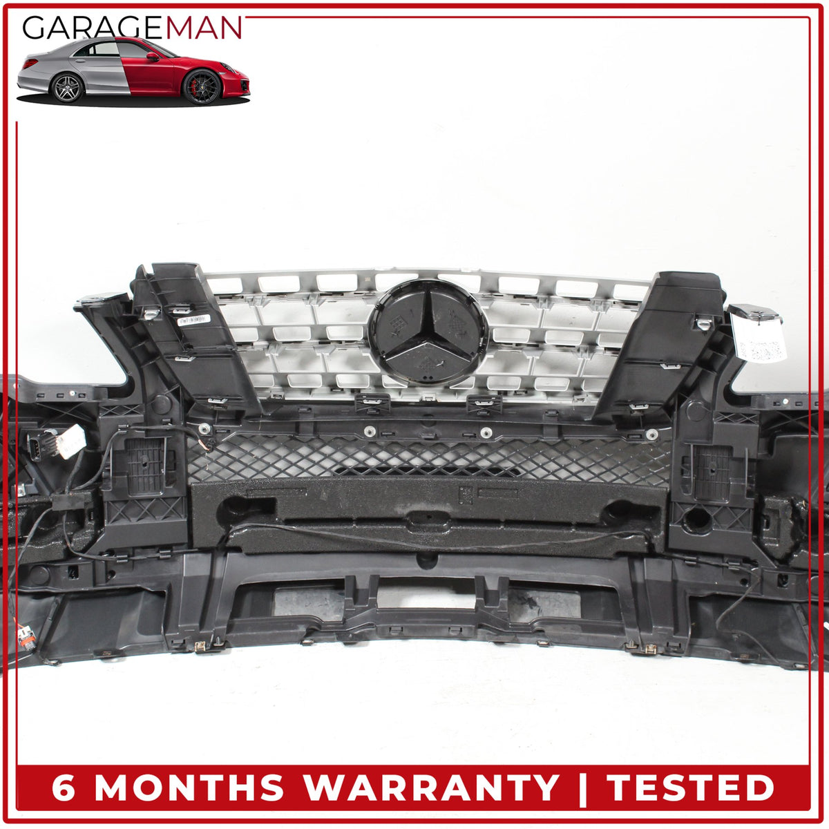 2009-2011 Mercedes W164 ML350 ML550 Base Front Bumper Cover Assembly Gray OEM