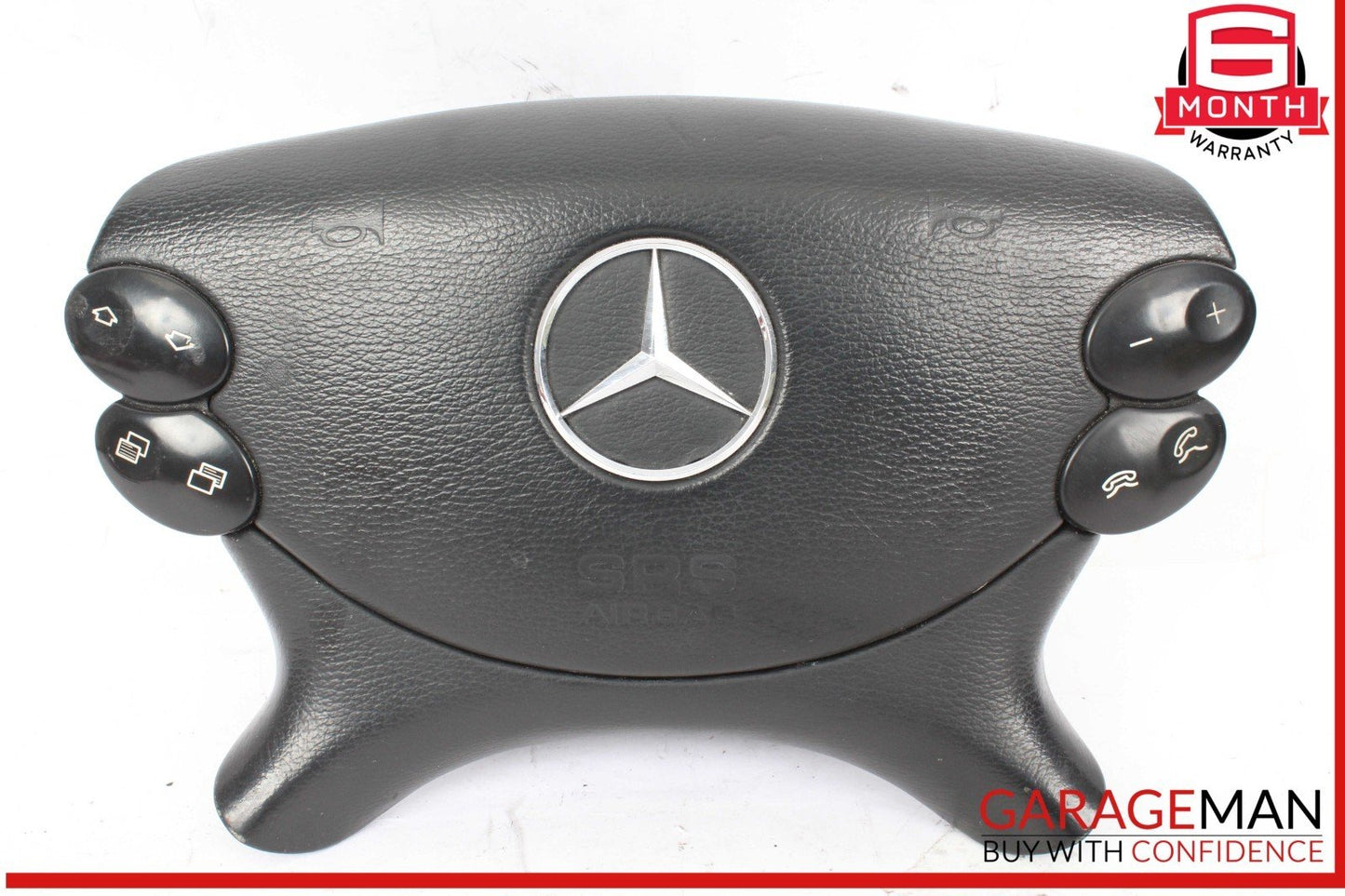 03-12 Mercedes R230 SL500 E350 Steering Wheel Airbag Air Bag Black OEM