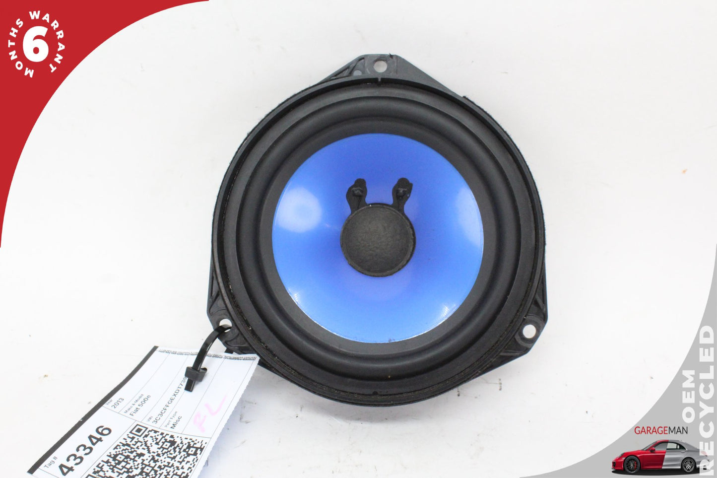 2012-2017 Fiat 500e Front Left and Right Side Door Audio Speaker 05091808AC OEM