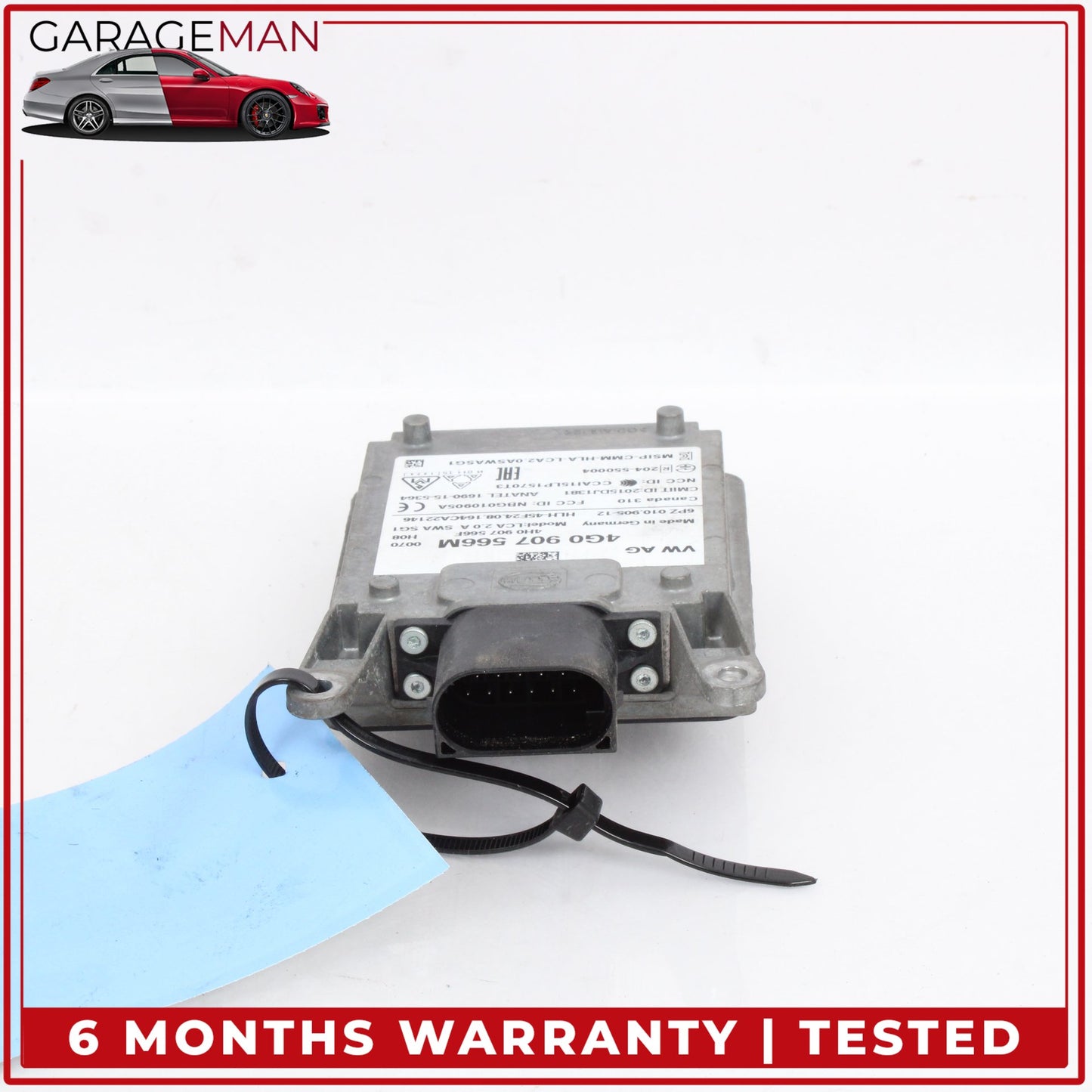 2012-2018 Audi A6 Rear Right Lane Assist Blind Spot Radar Sensor 4G0907566M OEM