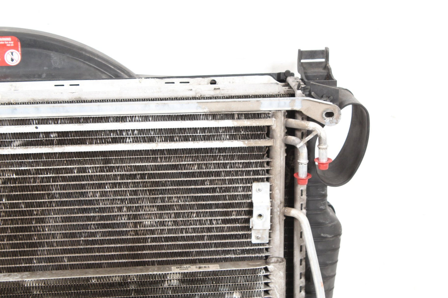 98-12 Mercedes-Benz S55 AMG W220 Sedan Engine Cooling Radiator AC A/C Condenser Assembly 2155000000 OEM