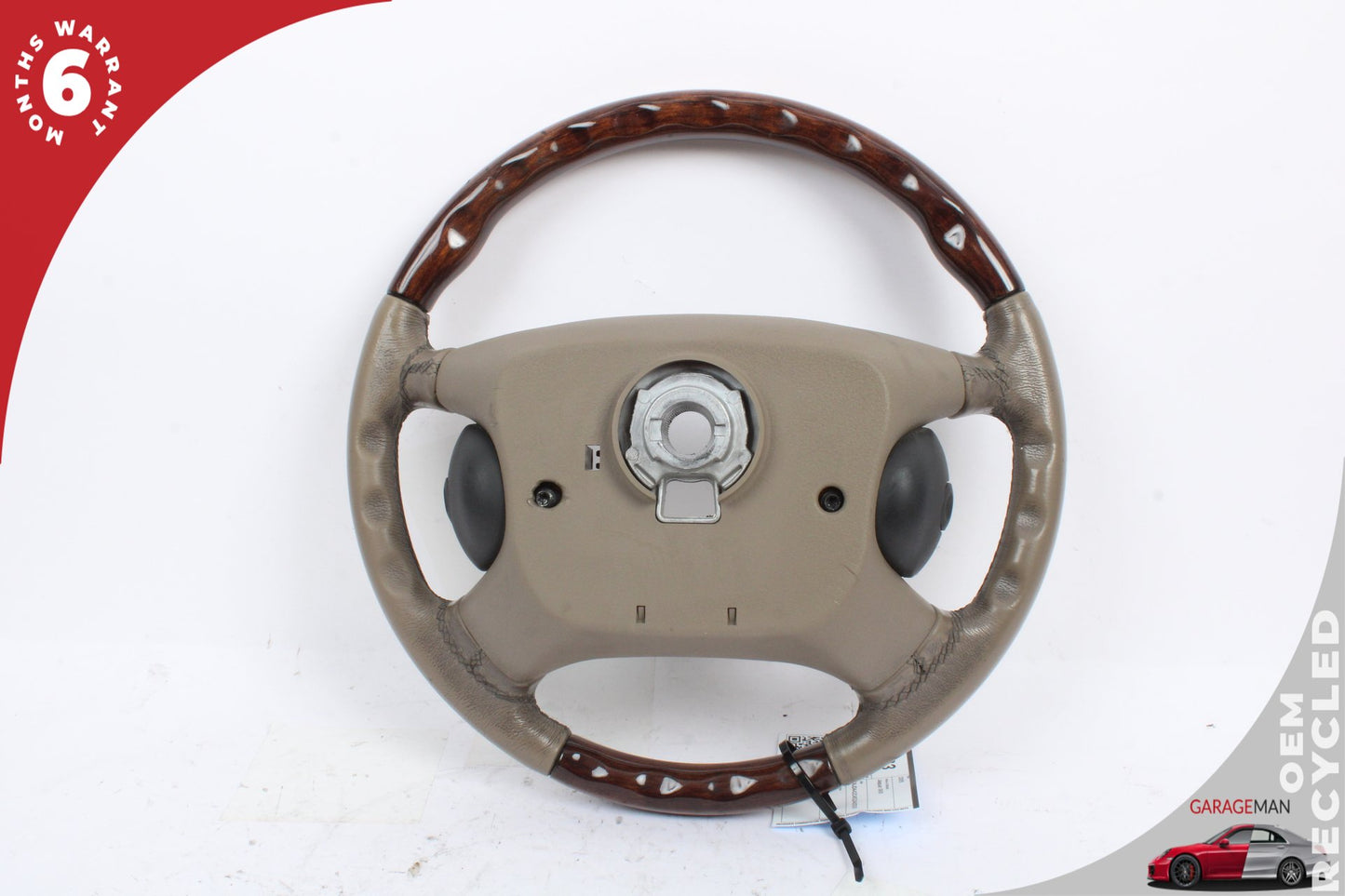2003-2006 Jaguar XK8 X100 Steering Wheel w/ Switches HJE9181AA OEM